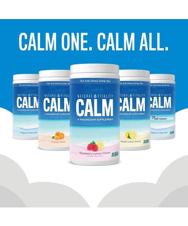 Natural Vitality Natural Calm Anti-Stress Drink - Sweet Lemon 16 oz | Relaxation & Wellness - Buy Online on GoSupps.com