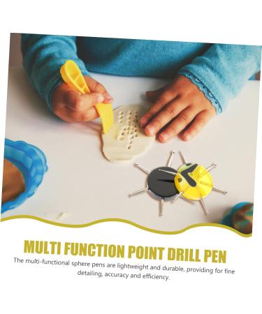 FRCOLOR 4 Pieces Multipoint Drill Pen Clay Sculptor Tools Multi-Purpose Tool Nail Accessories Cool Crafts for Adults Manicure Drawing Tool Painted Manicure Tools Nail Polish Child - Buy Online on GoSupps.com