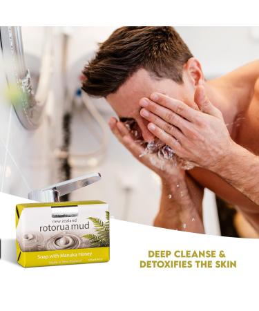 Wild Ferns Rotorua Mud & Manuka Honey Soap - Natural Skincare | Buy Internationally - Buy Online on GoSupps.com