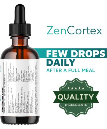 LIVORKA ZenCortex Drops Liquid Supplement for Ear Health Supports Healthy Hearing - 5 Bottles (150 Day Supply) - Pack of 5 - Buy Online on GoSupps.com