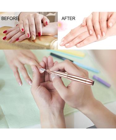 Electric Nail Drill Kit Professional Nail File Machine USB Nail Grinder Sanding and Polishing Tool Home Salon Use Nail Tools Champagne - Buy Online on GoSupps.com