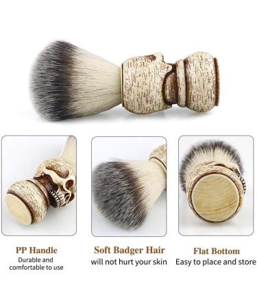 Premium Shaving Brush Foam Soap Shell Set for Men | Face Treatment & Beard Grooming Tools | High-Quality Bartbrush & Razor Accessories - Buy Online on GoSupps.com