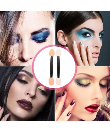 MUSISALY 100pcs Double Ended Eyeshadow Brush Makeup Brush Tipped Oval Makeup Tool Eye Makeup Applicator Cosmetic Tool Sponge Eyeshadow Stick Latex Sponge Sponge Brush 6.5x1.3cm Black - Buy Online on GoSupps.com