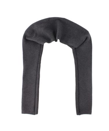 U Scinan Cashmere Shoulder Brace Winter Thermal Fleece Lined Shoulder Support Stability Compression Sleeve Wrap Protector Grey