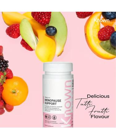 Menopause & Perimenopause Support Gummies | All-in-One Complex | Delicious Tutti Frutti Flavor | 60 Two-a-Day Gummies - Buy Online on GoSupps.com