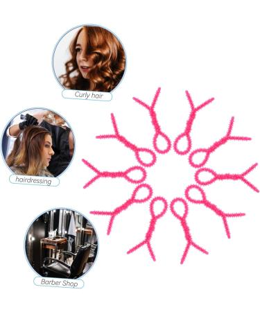 FOMIYES 10pcs Perm Tools Women Curlers Hair Curlers Women Hair Roller Perm Rods for Curling Perm Rod for Short Hair Spiral Curl Rods Hair Curler for Short Hair Curling Perm Rods 15.00X0.60X0.60CM Rosy - Buy Online on GoSupps.com