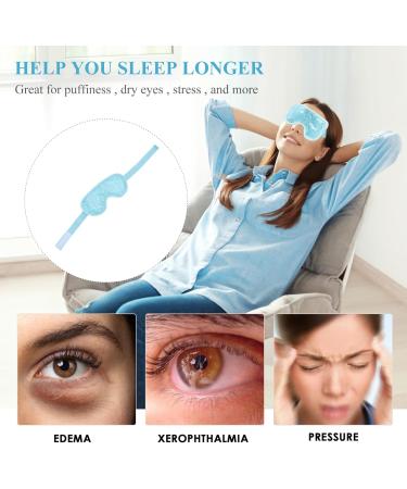 FOMIYES 1pc Cold Compress Hot Compress Eye Mask Cooling Eye Mask Ice Eye Mask Eye Mask Heated Gel Eye Mask Practical Patch Cooling and Heat Eye Mask to Sleep Blindfold Goggles Travel Blue 20X10X1CM - Buy Online on GoSupps.com