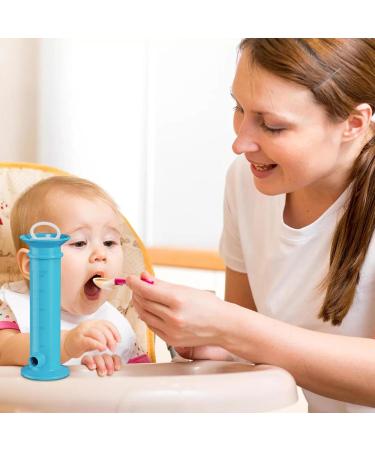 Fruit Squeeze Puree Filler | 7.32-inch Filler with Reusable Wrappers - Reusable Baby Food Bag Filler Solid Color Leak-Proof for Bags and Cases - Buy Online on GoSupps.com