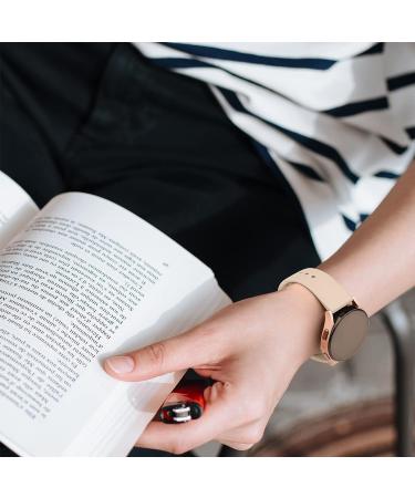 Mugust Adjustable Silicone Bracelet for Garmin Vivoactive 5/3 Vivomove 3/HR/Luxe/Style and Forerunner 55/245/645 - 20mm Sports Replacement in Milk Tea Color - Buy Online on GoSupps.com