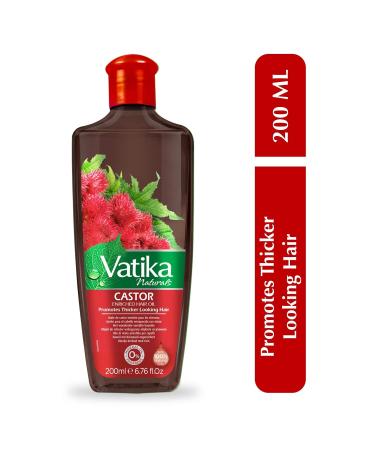 Vatika Naturals Hair Oil Castor - 200 ML | Premium Hair Care for Stronger Hair - International Shipping Available - Buy Online on GoSupps.com