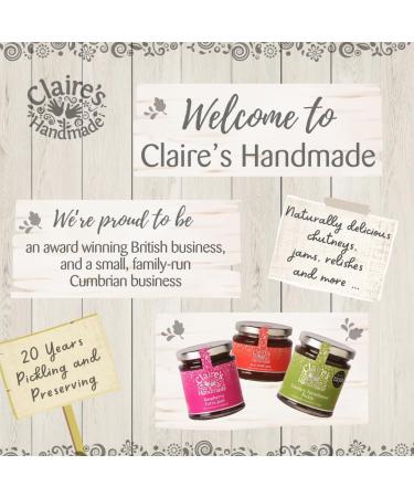 Claire's Handmade Lakeland Farmhouse Chutney 200g - Authentic Taste of the Countryside! - Buy Online on GoSupps.com