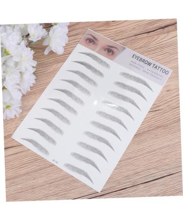 Beavorty Skull Stationary 2pcs 3d Eyebrow Stickers Waterproof Suit Eyebrows Shape Sticker False 4d Shaper Eyebrow Trimming - Buy Online on GoSupps.com