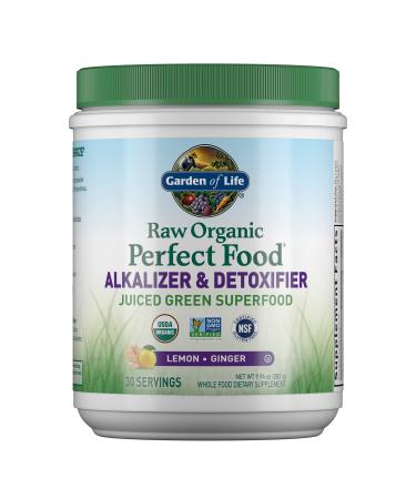 Garden of Life RAW Organic Perfect Food Alkalizer & Detoxifier Lemon-Ginger 9.94 oz (282 g) - Buy Online on GoSupps.com