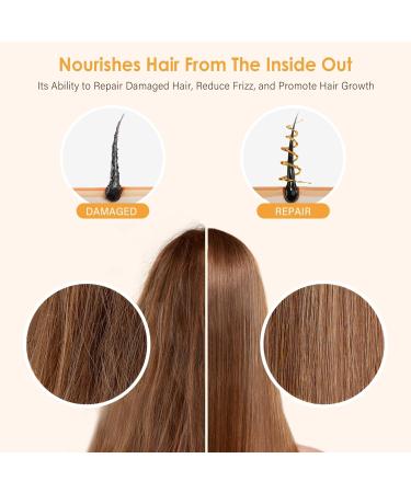 Batana Oil for Hair Growth | Thicker Fuller Hair | Unscented Hair Oil & Vitamins | 2 Fl Oz - Buy Online on GoSupps.com