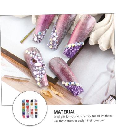  Ipetboom Ipetboom 2 Dozen Nail Art Decorations Handmade 3D Nail Studs Colorful Manicure Jewelry - Buy Online on GoSupps.com