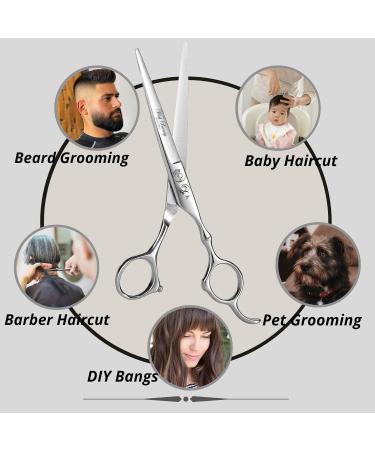 Hairdressing Scissors Professional Extremely Sharp Blades Fine Cutting Stainless Steel Hair Cutting Scissor Hair Scissors for Women & Men Barber Scissors for Hair Cutting Set Hair Dress Scissors - Buy Online on GoSupps.com