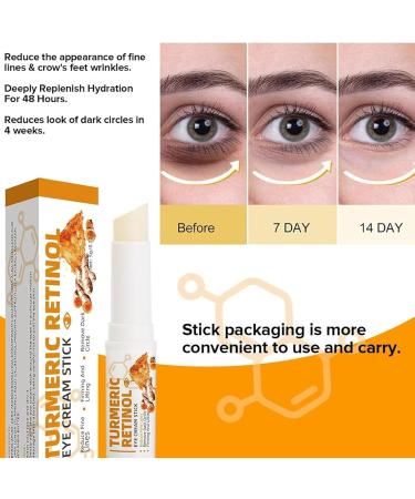 Sumcalio Lumibalm Eye Bags Turmeric Eye Cream Stick Turmeric Retinol Eye Stick Lumistick for eye bags Lumi stick for eye bags Eye Balm Stick Moisturizing 3 pieces 3 5 ml Pack of 1 - Buy Online on GoSupps.com