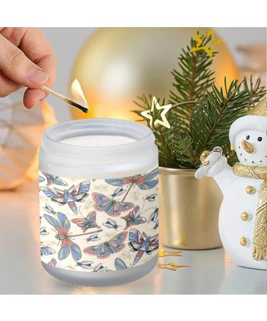 Vanilla Candles | Aromatherapy Jar Candles - 7 oz Long Lasting Scented Gift Set for Women | Perfect Birthday Gifts with Butterflies & Dragonflies - Buy Online on GoSupps.com
