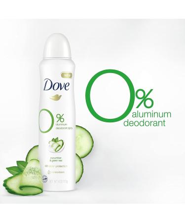 Dove 48-Hour Protection Cucumber & Green Tea Aluminum-Free Deodorant Spray 4 oz - Buy Online on GoSupps.com