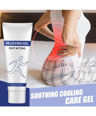 Moisturizing Body Relief Lotion Soothing Cooling Gel 75g Fast Acting Relief Gel With Instant Cooling Sensation In M-Enthol Fast Acting Care Cream For Men Nd Women - Buy Online on GoSupps.com
