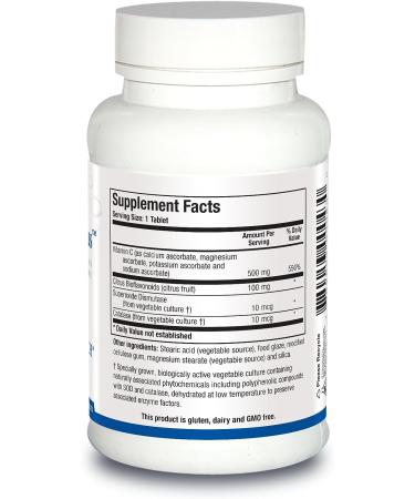 BIOTICS Research Bio C Plus: VIT C Mixed Mineral Ascorbates with Bioflavonoids, SOD and Catalase | 100Tabs - Buy Online on GoSupps.com