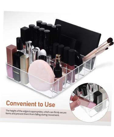 WHAMVOX 2pcs Case Makeup Clear Storage Palette Eyeshadow Pallet Stand Divided for Desktop Organizer Dresser - Buy Online on GoSupps.com
