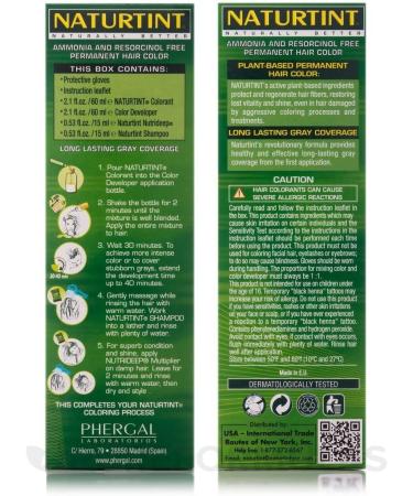 Naturtint Permanent Hair Color 8N Wheat Germ Blonde - 5.98 fl oz | Shop Internationally for Vibrant Natural Hair Color - Buy Online on GoSupps.com