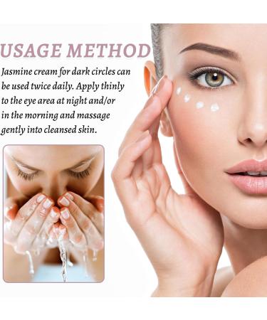 Jasmine Eye Repair Cream Under Eye Cream for Wrinkles and Puffiness Lightens Puffiness and Fine Lines Minimizes Dark Circles Helps Improve Dryness Hydrates and - Buy Online on GoSupps.com