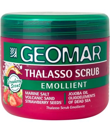  Geomar Geomar Thalasso Scrub Strawberry Emollient 6 x 600 g - Buy Online on GoSupps.com