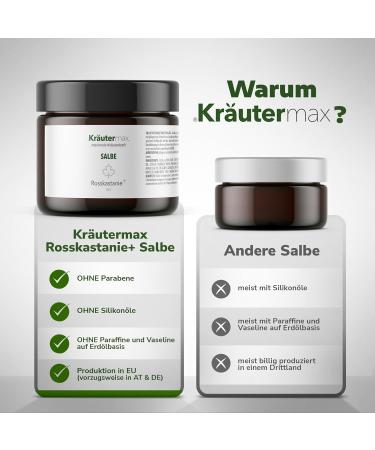  Kr utermax. Horse Chestnut Ointment Gel High Dose Extract Legs Cooling 1 x 100 ml - Buy Online on GoSupps.com