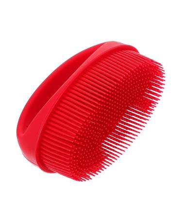 FRCOLOR Silicone Bath Brush Silicone Body Brush Cleaning Scrubber Body Exfoliator Brush Silcone Body Scrubbers Silicone Bath Scrubber Exfoliating Body Brush Handheld Bath Scrubber Scrub