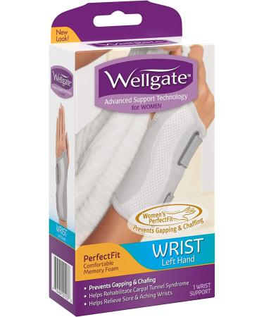 Women's Wellgate PerfectFit Left Wrist Brace for Support - Buy Online on GoSupps.com