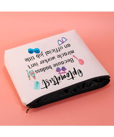 Mnigiu Optometry Make-Up Bag | Perfect Gift for Ophthalmologists | Inspiring Zip Pocket for Vision Essentials - Buy Online on GoSupps.com