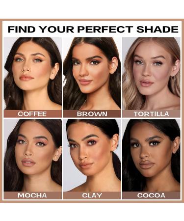 FOCALLURE Cream Contour Stick Matte Bronzer Stick - Professional Face Contouring Makeup in TORTILLA #09 - Buy Online on GoSupps.com