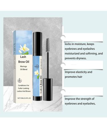  NACGYUDP Eyelash Mascara - Long-lasting natural formula for intensely black smudge-proof and curled eyelashes and eyebrows gentle care for styling eyelashes and eyebrows (1 pc) - Buy Online on GoSupps.com