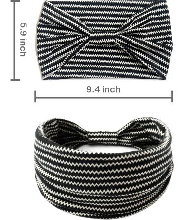 VENUSTE Wide Headbands for Women - 6PCS Boho Color Knotted Head Bands | Hair Accessories for Adult Women | Boho Fashion - Buy Online on GoSupps.com