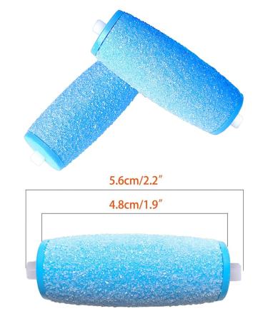Buy HSTHE SEA 10 Pack Extra Rough Scholl Velvet Smooth Pedi Replacement Rolls - Black Roller Head Refills for Effective Corn Removal - Buy Online on GoSupps.com