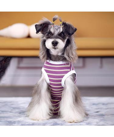 Recovery Suit for Dog Puppy Medical Surgical Suit Pet Anti-licking Surgery Suit Dog Surgical Recovery Suit Dog Surgical Onesie Suit Dog Surgical Vest for Abdominal Wounds (Purple M) M Purple - Buy Online on GoSupps.com