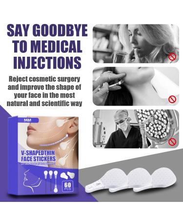 Oh K! Face Lift Tape 60 Pack - Waterproof Face Lift Stickers for Wrinkles, Double Chin & Sagging Skin - Buy Online on GoSupps.com