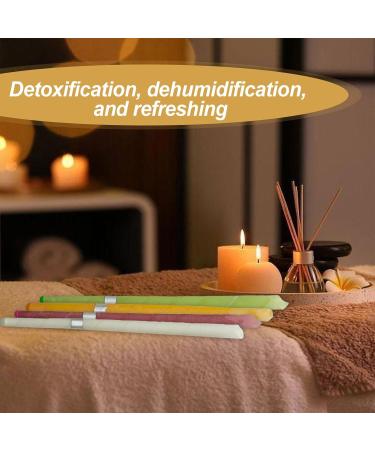 YEJAHY 20 PCS Ear Candles Wax Removal Kit - Natural Beeswax Ear Wax Remover with Drip Protectors & Cotton Swab | Colorful | Unblock Ears Safely - Buy Online on GoSupps.com