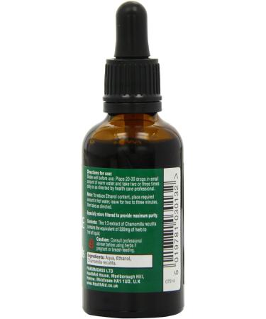 HealthAid Chamomile (Chamomilla recutita) 50ml Liquid - Soothing Herbal Supplement - Buy Online on GoSupps.com