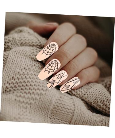 Beaupretty 3 Sets Halloween Fake Nails Fake Nails Coffin Fake Nails DIY False Nail Tips Nails for Women Ghost Decor Manicure Supply Manicures Charm Nail Decor Halloween False Nails Abs - Buy Online on GoSupps.com