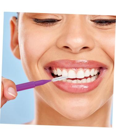 Minkissy 100 Pack Travel Toothbrush Set | Interdental Picks & Eyebrow Brushes for Braces | Portable Hygiene Essentials - Buy Online on GoSupps.com