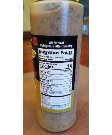Backside Stout Mustard 9.5 oz by De'lightfully Steamworks - Bold & Flavorful Mustard - Buy Online on GoSupps.com