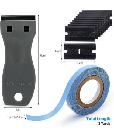 EHDIS Double Sided Hair Extension Tape with Plastic Scraper - 8mm x 3 Yards - Buy Online on GoSupps.com