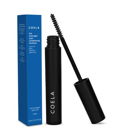 COELA's Overnight Lash Conditioning Mask with Castor Oil Vitamin B7 Vitamin B5 Algae Extract | Dermatologist Approved Naturally Derived Ingredients Vegan | Dry Down Technology