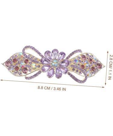 Ipetboom Hairpins Hair Volume Clip Fixing Hairstyles Hair Clip Wear-resistant Hair Clip Tiara Hair Barrettes Rhinestones Hair Clips for Women Formal Bling Hair Clips Alloy Hair up - Buy Online on GoSupps.com