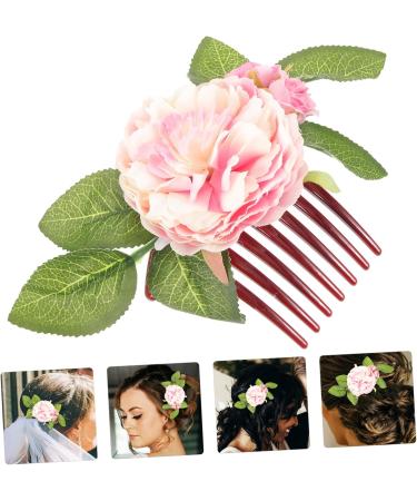 ABOOFAN Bridal Hair Accessories Flower Hair Accessories Side Combs for Women Thick Hair Flowers for Hair Flower Hair Pin Hair Comb for Women Decorate Fabric European Fashion Bridesmaid - Buy Online on GoSupps.com