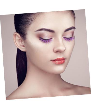 DOITOOL 5 Pairs Fake Eyelashes Pink Eyelashes Natural False Eyelashes Colorful Eyelash Dense Eyelashes Colored Eyelashes Extensions Reusable Flase Lash Fiber Make up Supplies 3d - Buy Online on GoSupps.com