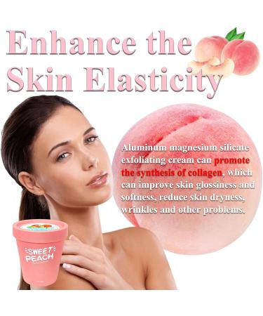 Elitzia Peach Body Scrub - Natural Vegan Sugar Scrub for Exfoliation & Moisturizing Gentle Organic Formula for Hands Feet Body Subtle Peach Fragrance Paraben-Free Skincare ETPHO1 - Buy Online on GoSupps.com